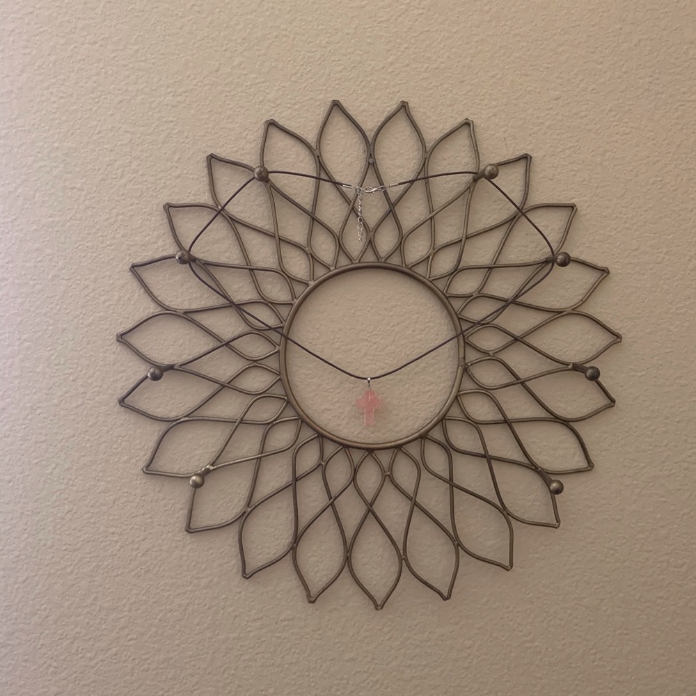 Rose Quartz cross